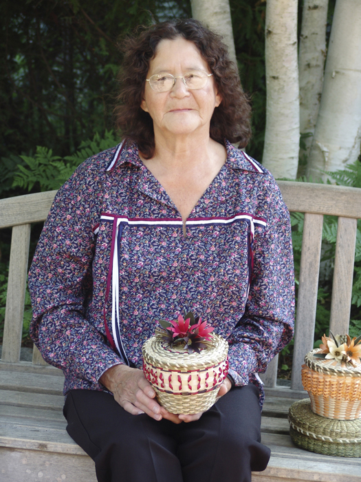 Basket maker Molly Neptune Parker.