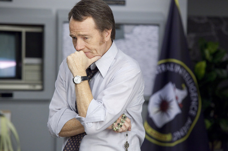 Bryan Cranston plays a volcanic CIA boss in “Argo.”