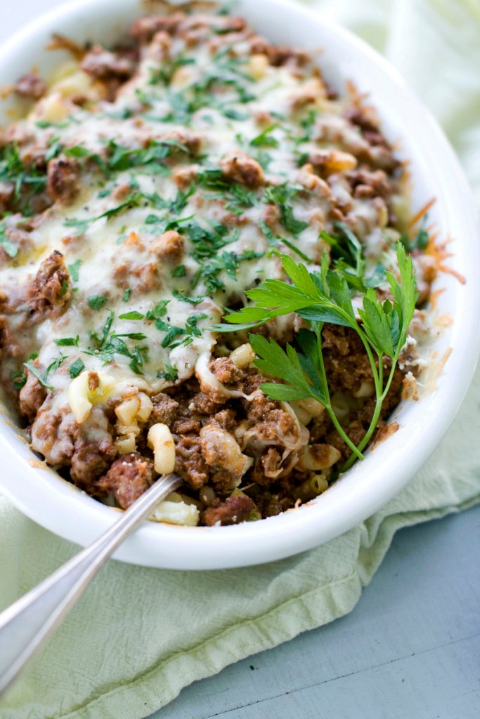 Venable’s Cheesy Cheeseburger Casserole.