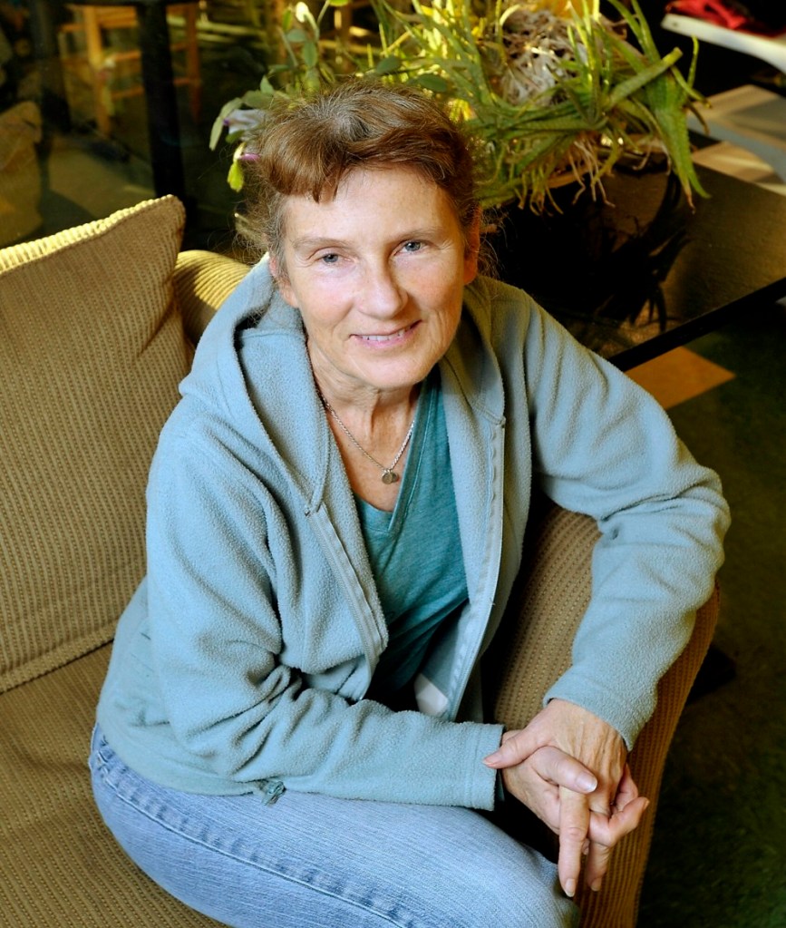 On Monday, November 19, 2012, Carol Leones, who started Teens to Trails with her husband, Bob Leone, is one of 10 people we should be thankful for. Here she sits for a portrait at the Bohemian Coffee Shop.