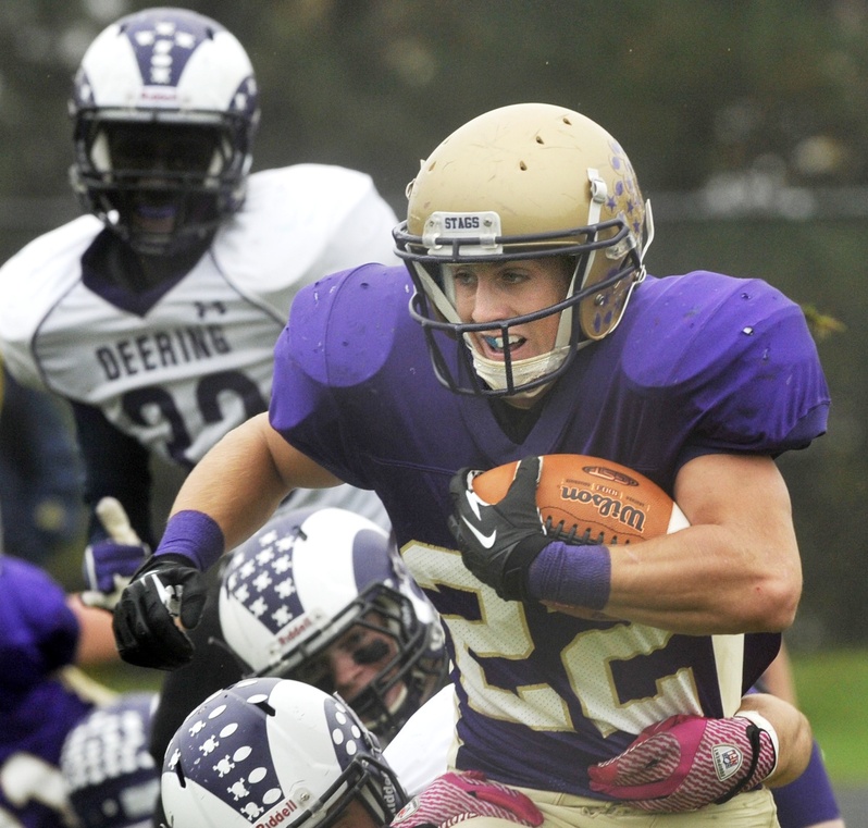 Donald Goodrich has been the go-to runner in a Cheverus High offense that may be matched in the Western Maine final Saturday by a Thornton Academy team with lots of threats.