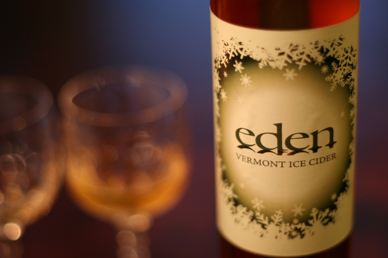 Ice cider is a not-too-sweet dessert wine that’s been developed over the past decade or so in Quebec. Eden Ice Cider is made in Vermont’s Northeast Kingdom.