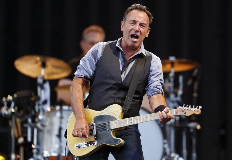 Bruce Springsteen, above, and Jon Bon Jovi are due to appear Friday on a “Today” show storm concert.