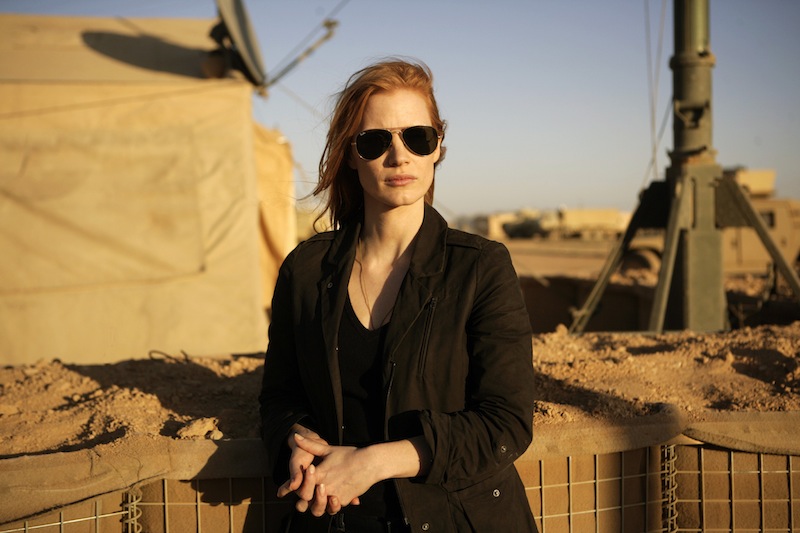 Jessica Chastain plays a CIA analyst tracking Osama Bin Laden in ‘Zero Dark Thirty.'