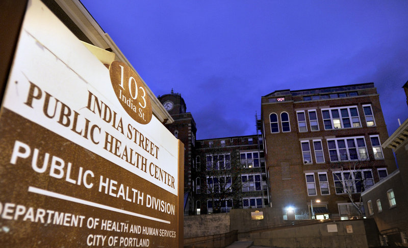The free clinic at the India Street Public Health Center, photographed on Wednesday, Dec. 5, 2012. The clinic that provides free medical care to low-income people who lack insurance will run out of money in February if it can't find a partner to help pay its bills.
