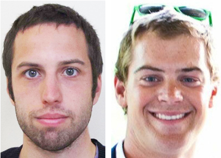 Zachery Wells, 21, of Burlington, Vt., and Prescott Wright, 23, of Barnstable, Mass.