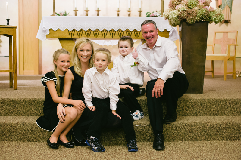 Kyle St. Clair's family (from left to right): his sister Alexis, mother Kate, brother Jack, Kyle, and father Mark.