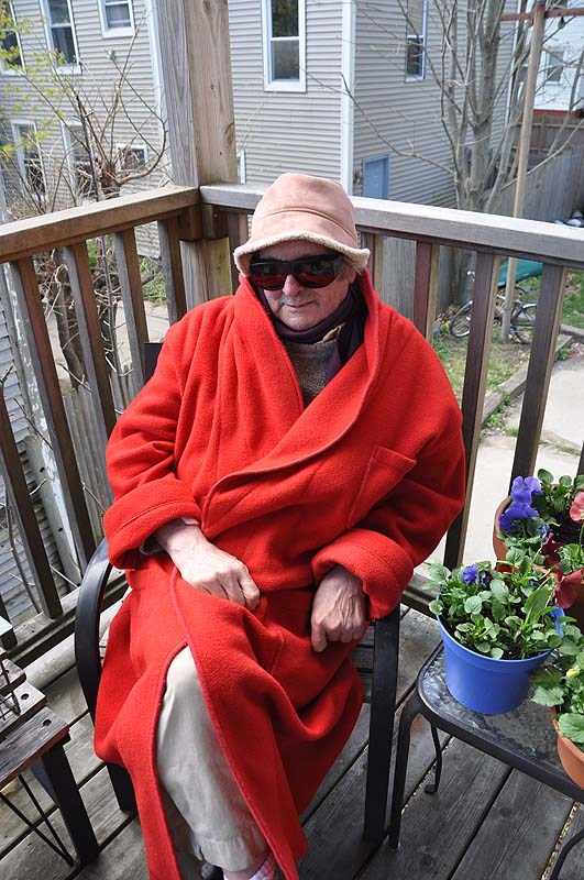 “Ed in Red Following Cataract Surgery” by Diane Hudson.