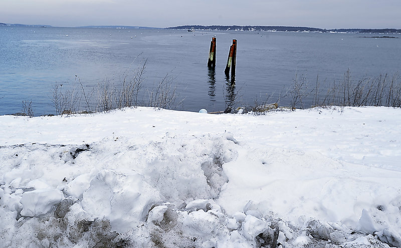 The East End boat launch on Jan. 5, 2013