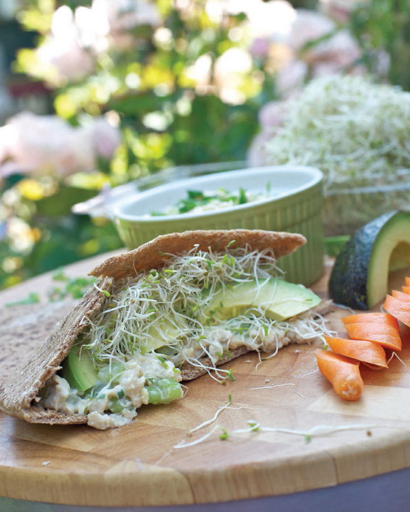 Jessica Porter’s tempeh “tuna,” which stands in nicely for the high-in-mercury real thing, works well in sandwiches, salads or right out of the bowl.