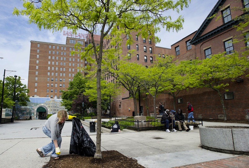 The Portland City Council's plan to sell part of Congress Square Plaza, and a ballot initiative to block the sale, have heightened debate over the future of the city’s parks.