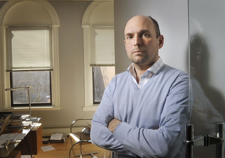 Portland attorney Ron Jenkins in his Portland office: "These lawsuits which target the state sponsors are putting pressure where it belongs.”