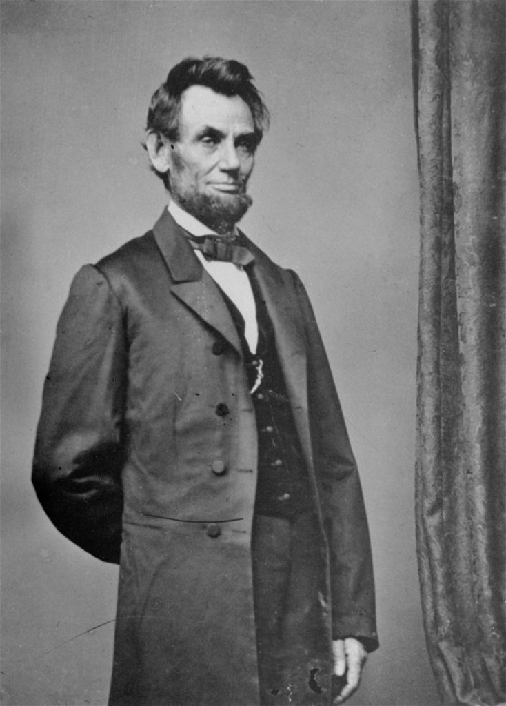 President Abraham Lincoln poses for a portrait in this undated file photo.