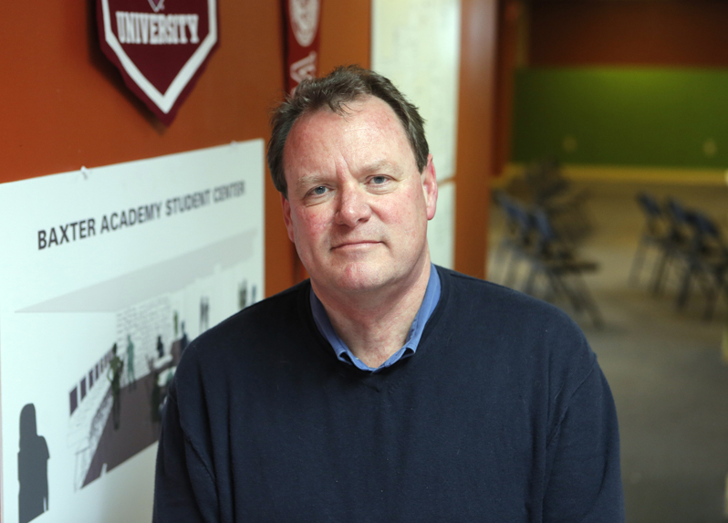 John Jaques, founder of the Baxter Academy for Technology and Science, has been removed as executive director of the fledgling charter school by the school's board of directors. Photographed on Thursday, March 7, 2013.