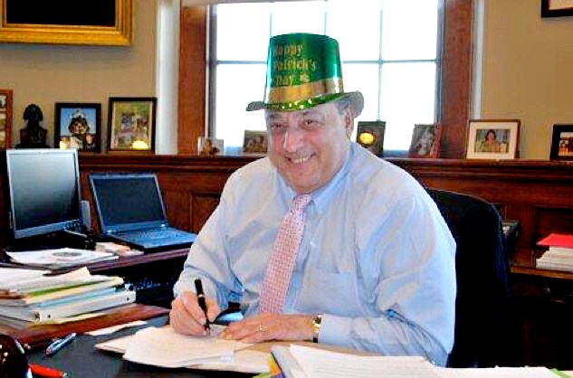 The Governor's Office in 2014 tweeted this photo on Friday of Gov. Paul LePage signing into law a bill that lifts the ban on selling alcohol between 6 and 9 a.m. on Sundays when St. Patrick's Day falls on a Sunday.