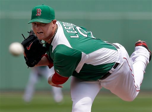 Red Sox starting pitcher Jon Lester pitched six perfect innings in an exhibition spring training game against the Tampa Bay Rays in Fort Myers, Fla., Sunday.
