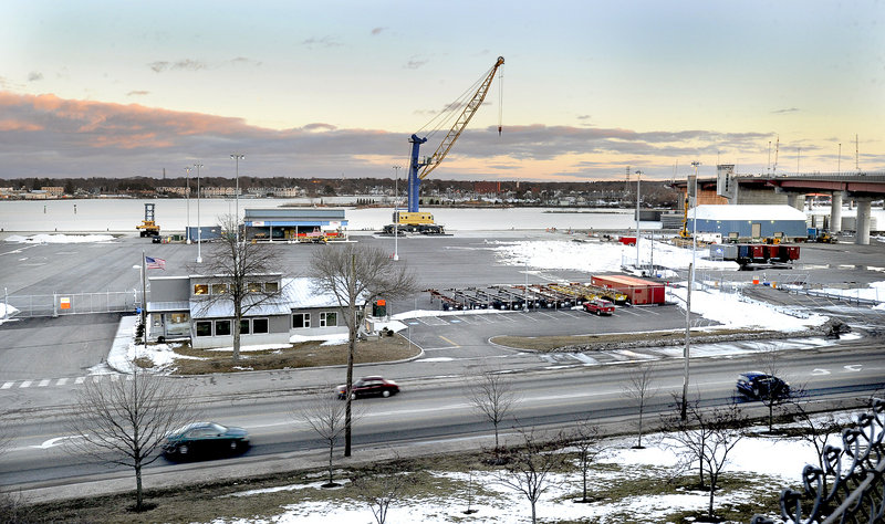 Portland’s International Marine Terminal has been upgraded to accommodate container shipping. The new cargo service to Europe could open up new markets for Maine farmers and food producers, particularly for seed potatoes and blueberries.