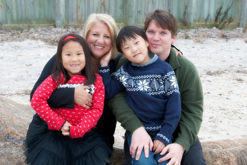 Lawrence Manchester and family – wife Rebecca Kendall and children Grace and Thomas Manchester – live in Manhattan, where Manchester walks to work at NBC.