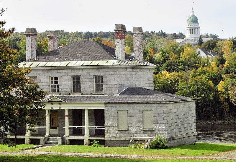 Staff photo by Joe Phelan The Kennebec Arsenal is across the Kennebec River from the State House in Augusta.