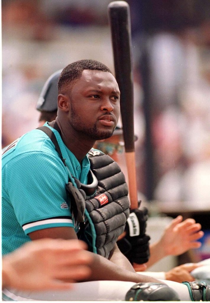 Charles Johnson, on his way to a 12-year career in the major leagues, had a memorable season with the first-year Sea Dogs, leading the Eastern League with 28 home runs.