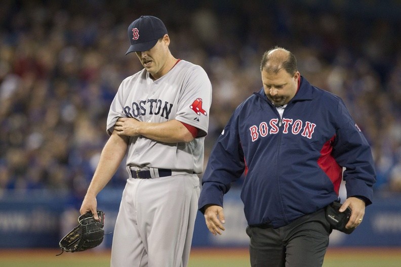 Boston Red Sox pitcher John Lackey, who was injured April 6 against Toronto, is expected to pitch for the Portland Sea Dogs on Monday on a rehab assignment. 2013 AL American athlete athletes athletic athletics baseball Blue Jays Canada Canadian Center Centre competative compete competing competition competitions event game Jays League Major MLB pro professional Rogers sport sporting sports Toronto 2013 AL Am