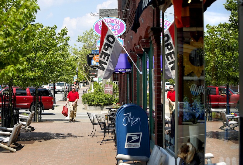 Downtown Kennebunk on Friday, May 31, 2013.