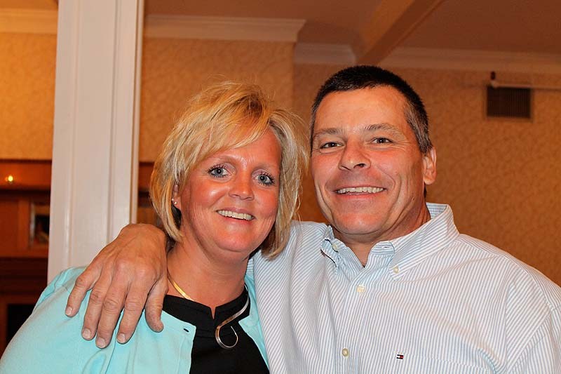 Rhonda Hebert, branch manager for Biddeford Savings Bank and Education Foundation board member, with her husband, Steve.