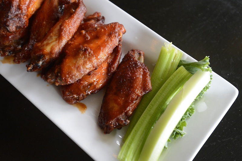 BBQ wings at Sea Dogs Brewing Co. in South Portland on Thursday, June 6, 2012.