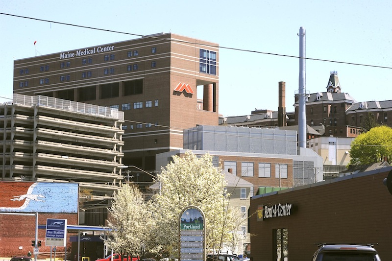 In this 2013 file photo, Maine Medical Center in Portland. Despite financial problems, Maine Medical Center will undertake a $40 million project on its main campus.