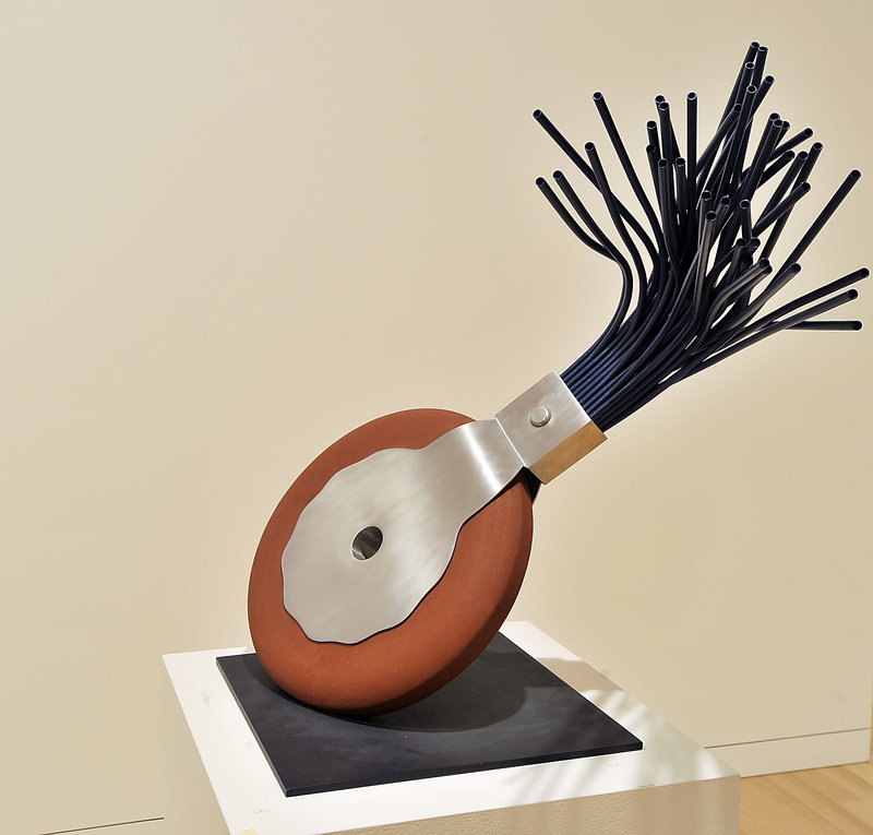 Swedish sculptor Claes Oldenburg’s “Typewriter Eraser”