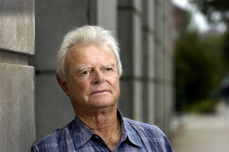 George McEvoy of Boothbay Harbor, photographed in Portland last week, opposes the pending loss of St. Andrews Hospital, where he has had positive experiences with its medical care. McEvoy says Lincoln County Health Care didn’t want the Boothbay Harbor hospital to succeed.