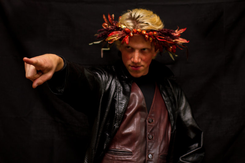 Daniel Mahler portrays Oberon in the Harborside Shakespeare Company production of “A Midsummer Night’s Dream” at Mayo Street Arts in Portland Friday and Saturday.