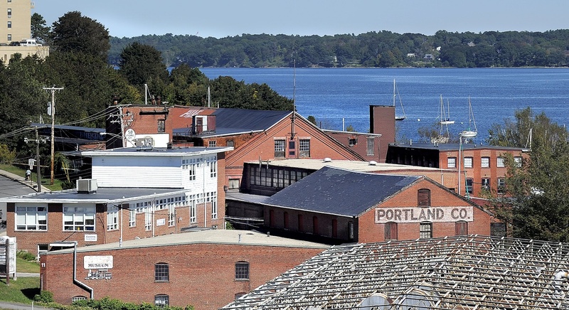 The Portland Co. Complex sprawls along the waterfront as seen from the Ocean Gateway Garage. The property has been sold.