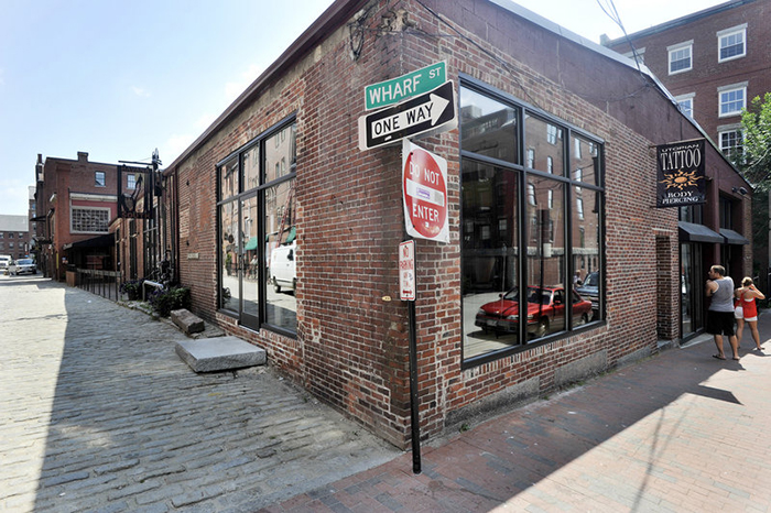 The building at 25 Wharf St., seen in this July 2011 photo, is one of the buildings involved in the architecture competition.