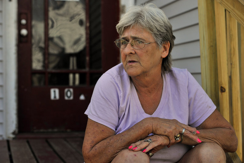 Sharleen Price lives across the street from two apartment buildings destroyed by alleged arsonist Bryan Wood. “I wouldn’t feel safe if I knew he was out,” she said.