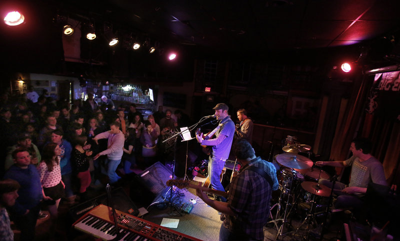 The Pete Kilpatrick Band plays to a packed house at The Big Easy recently in Portland.