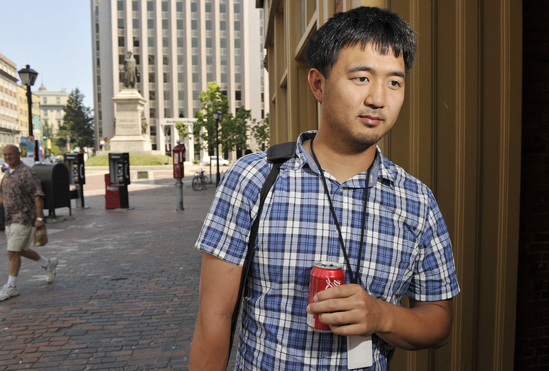 Paul Grazia, a former USM graduate student, is paying off $46,000 in college debt.