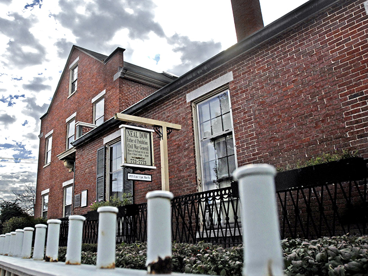 This file photo shows the Neal Dow House at 714 Congress St.
