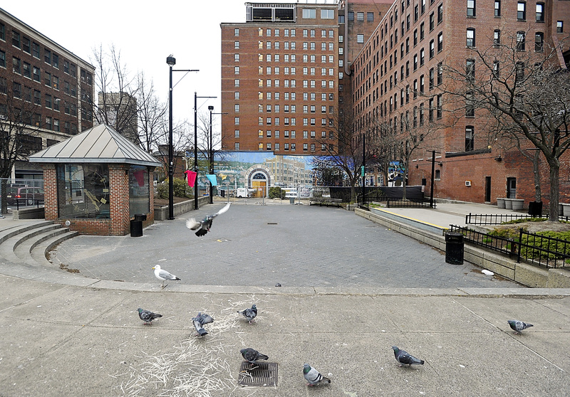 Congress Square Plaza currently is used as a public space.