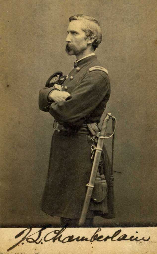 Joshua Chamberlain in the uniform of the Union Army.