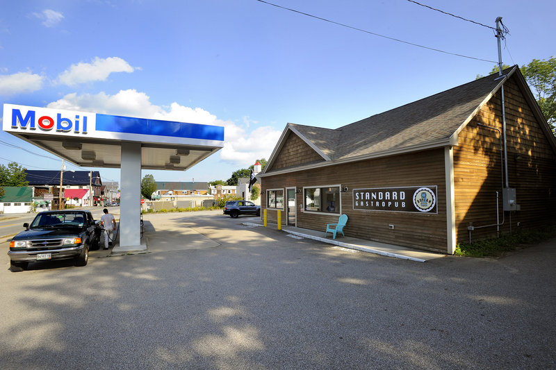 Standard Gastropub in Bridgton is basically food served in a gas station.