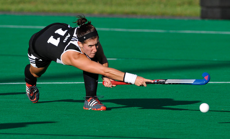 Kind of a drag ... that’s how Hannah Prince shoots the ball, and rather than try to explain it in depth, the UMass standout says, “You can Google it.”