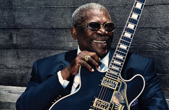 B.B. King, the legendary blues artist, performs on Oct. 24 at Merrill Auditorium in Portland.