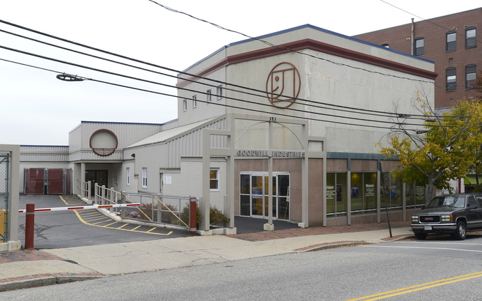 The Goodwill building at 353 Cumberland Ave. in Portland is seen as an ideal site for school district use.