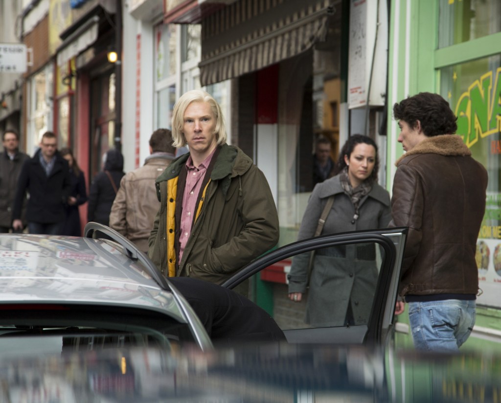 Benedict Cumberbatch as WikiLeaks founder Julian Assange in “The Fifth Estate.”