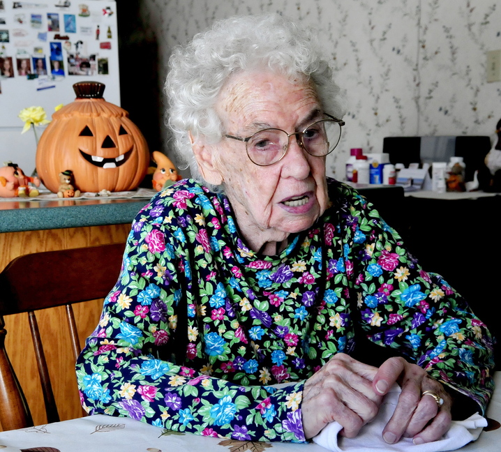 Born on Halloween 100 years ago, Leola Roberts can still be the bewitching presence she was while delighting – and scaring – generations of children as Eldora the witch.