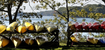 L.L. Bean offers instruction and tours in kayaks and on stand-up paddle boards – among more than a dozen activities at its Outdoor Discovery school in Freeport.