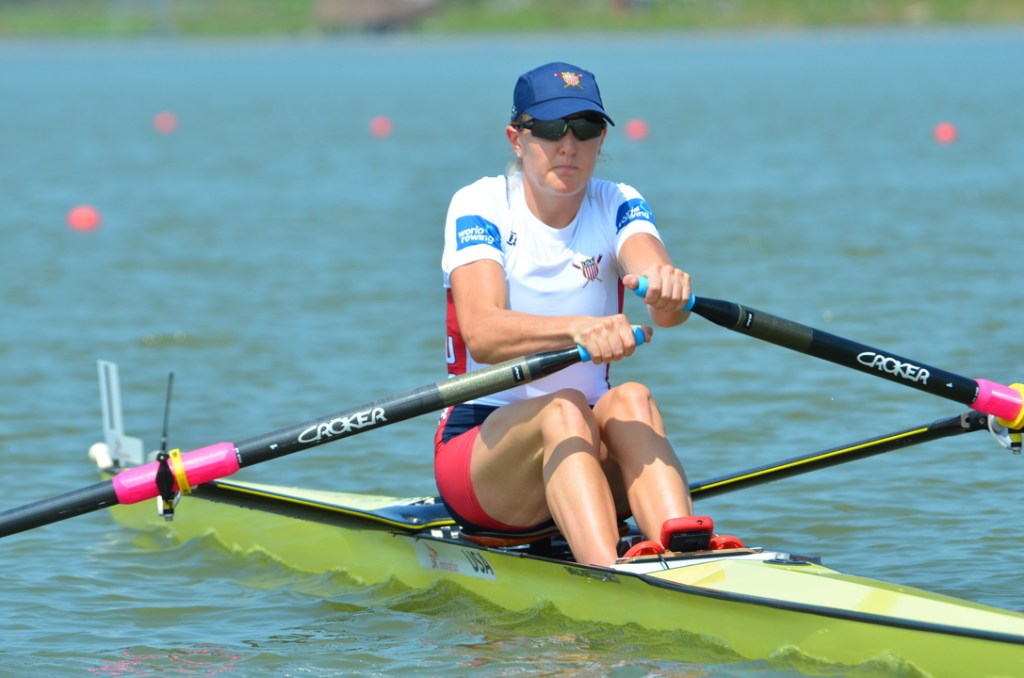 Previous Summer Olympics found Eleanor Logan working with seven teammates, but she’s preparing to row it alone come 2016.