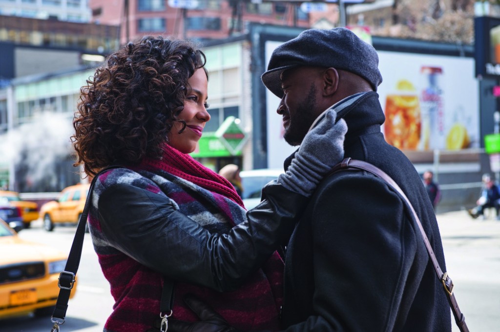 Sanaa Lathan and Taye Diggs in “The Best Man Holiday.”