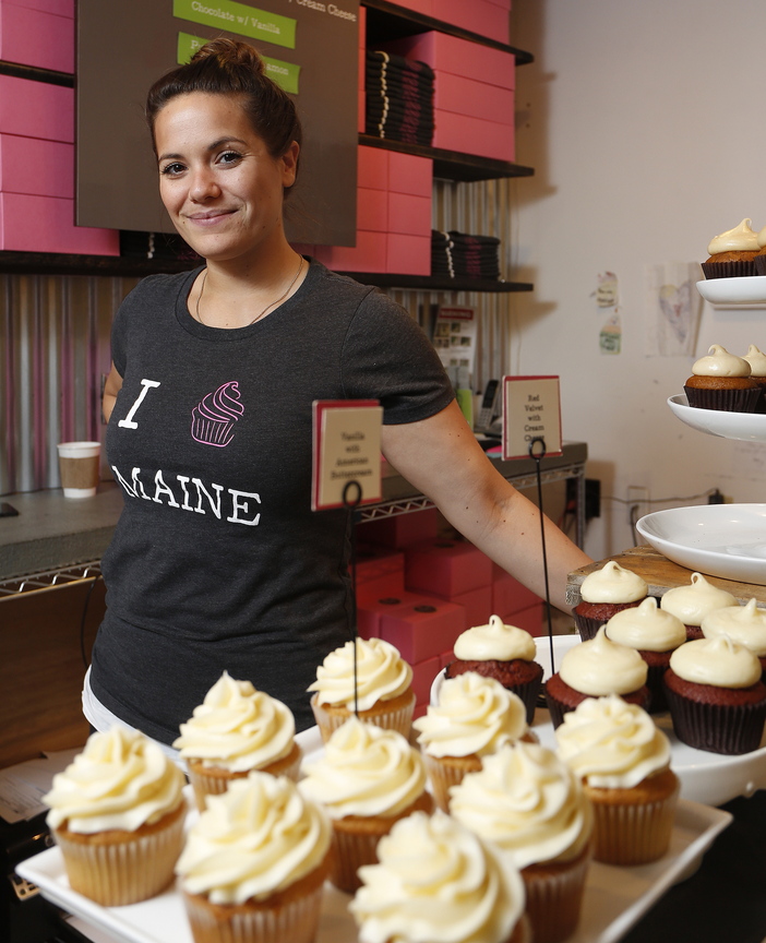 Alysia Zoidis owns East End Cupcakes in Portland.